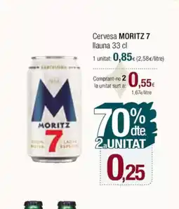 Condis MORITZ Cervesa oferta