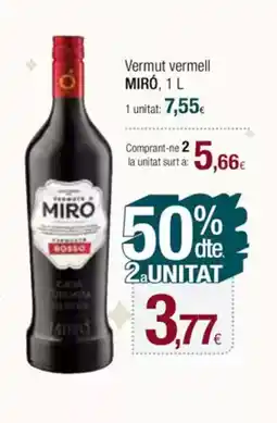 Condis MIRÓ Vermut vermell oferta