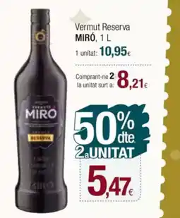 Condis MIRÓ Vermut Reserva oferta