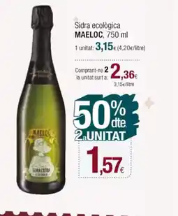 Condis MAELOC Sidra ecològica oferta