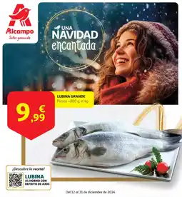 Alcampo Lubina grande oferta