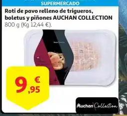 Alcampo Roti de pavo relleno de trigueros, boletus y piñones oferta