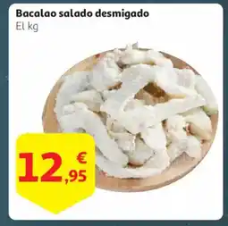 Alcampo Bacalao salado desmigado oferta