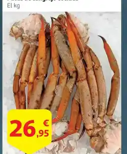 Alcampo Patas de cangrejo cocidas oferta
