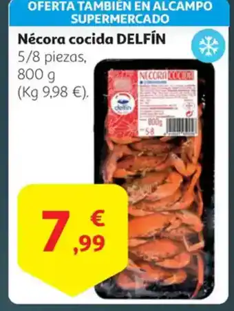 Alcampo DELFÍN Nécora cocida oferta