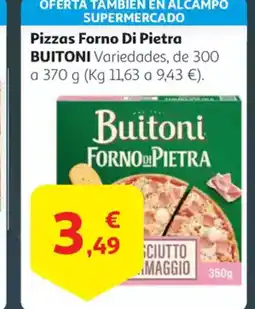 Alcampo BUITONI Pizzas Forno Di Pietra oferta