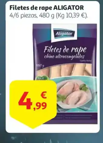 Alcampo ALIGATOR Filetes de rape oferta