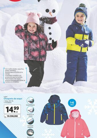 Lidl Chaqueta de esquí lupilu oferta