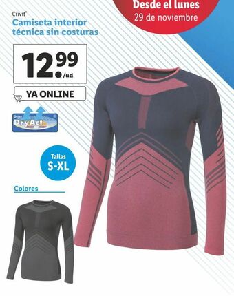 El precio y las condiciones de Lidl están en el catálogo o el sitio web que  dirigen.