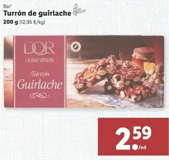 Lidl Turrón 200g oferta