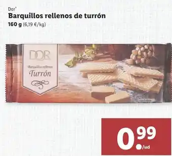 Lidl Barquillos 160g oferta