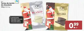Lidl Turrón de chocolate 130g oferta