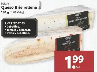 Lidl Queso brie deluxe 180g oferta