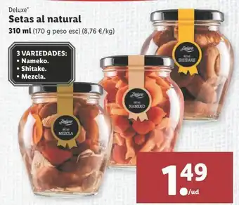Lidl Setas deluxe 310ml oferta