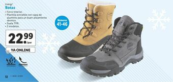 Lidl Botas livergy oferta