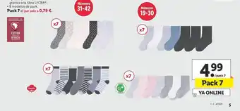 Lidl Calcetines dim oferta