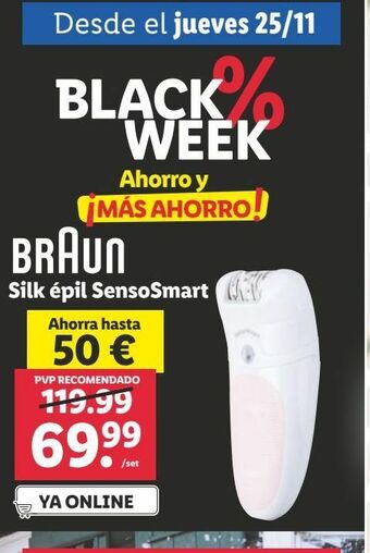 Lidl Depiladora braun oferta