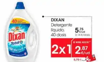 Eroski Dixan Detergente Líquido oferta