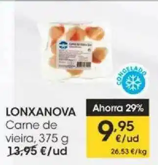 Eroski Lonxanova Carne De Vieira 375g oferta