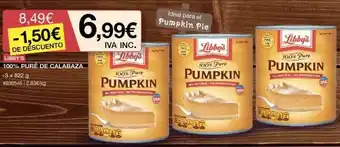 Costco Libby's 100% Puré De Calabaza oferta