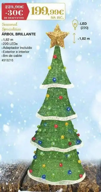 Costco Seasonal Specialities árbol Brillante oferta