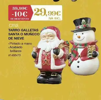 Costco Cms Tarro Galletas Santa O Muñeco De Nieve oferta