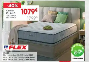 Conforama Colchón Island Flex oferta
