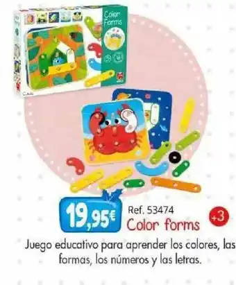 Todojuguete Color Forms oferta