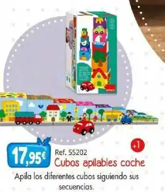 Todojuguete Cubos Apilables Coche oferta