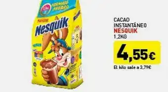 Hiperber Cacao Instantáneo Nesquik 1,5kg oferta