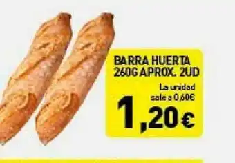 Hiperber Barra Huerta 260g oferta