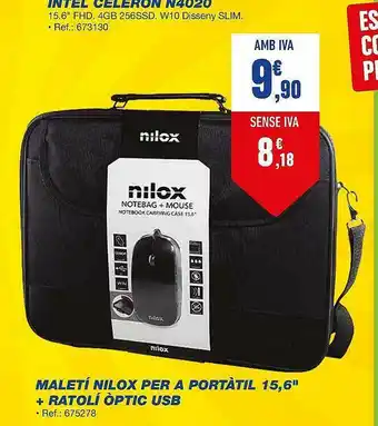 Maletí Nilox Per A Portàtil 15.6