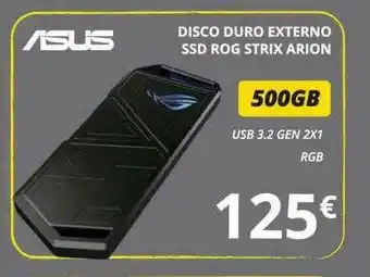 Asus Disco Duro Externo Ssd Rog Strix Arion*
