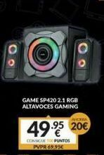 Game Altavoces gaming oferta