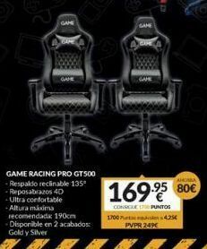 Game Producto oferta