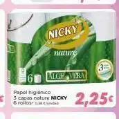Papel higiénico nicky
