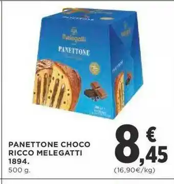 Panettone Choco Ricco Melegatti 1894 500g