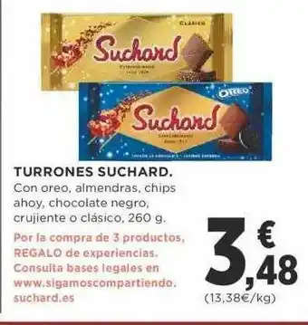 Supercor Exprés Turrones Suchard 260g oferta