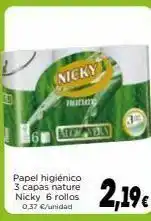 Proxi Papel higiénico nicky oferta