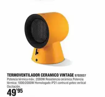Optimus Termoventilador Ceramico Vintage oferta