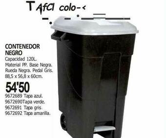 Optimus Contenedor Negro oferta
