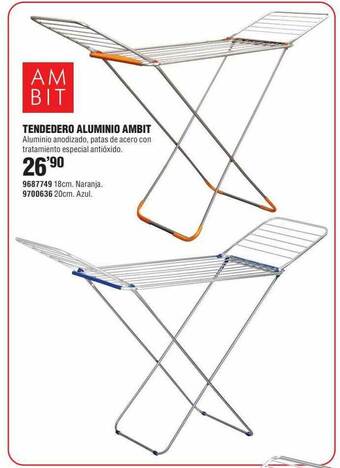 Optimus Tendedero Aluminio Ambit oferta