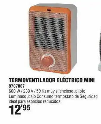 Optimus Termoventilador Eléctrico Mini oferta