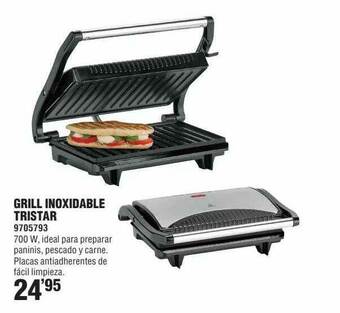 Optimus Grill Inoxidable Tristar oferta