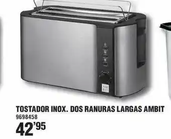 Optimus Tostador Inox. Dos Ranuras Largas Ambit oferta
