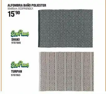 Optimus Alfombra Baño Poliester oferta