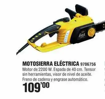 Optimus Motosierra Eléctrica 9706756 oferta