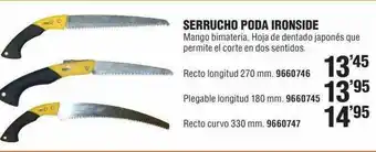 Optimus Serrucho Poda Ironside oferta