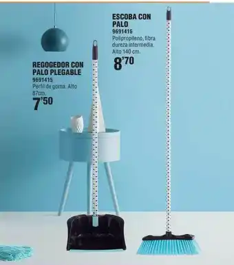 Optimus Regogedoir Con Palo Plegable Escoba Con Palo oferta