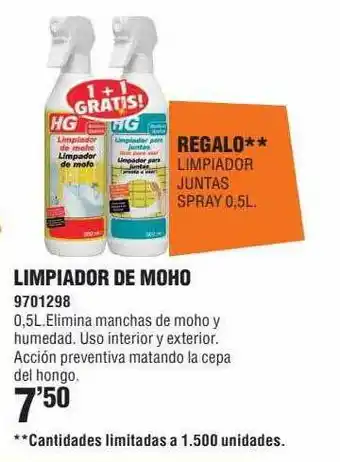 Optimus Limpiador De Moho oferta